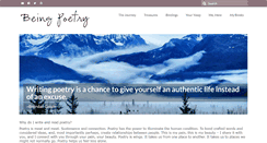 Desktop Screenshot of beingpoetry.net